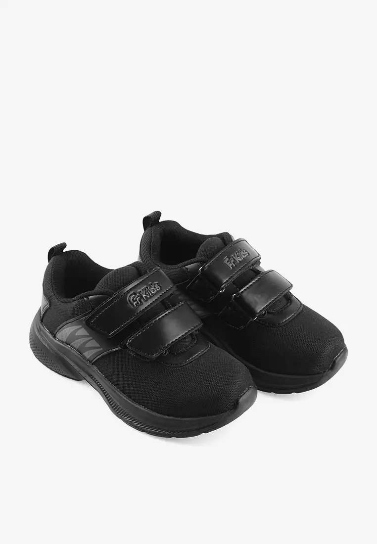 Sepatu Sekolah Fullblack BTS Sneakers Anak Unisex K.Jasper - Fransisca Renaldy