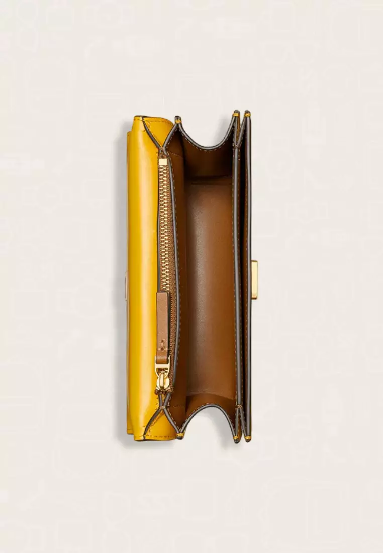 Tory Burch Eleanor Small Convertible Shoulder Bag Golden Crest