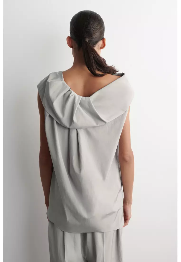 OVERSIZED DRAPED TOP