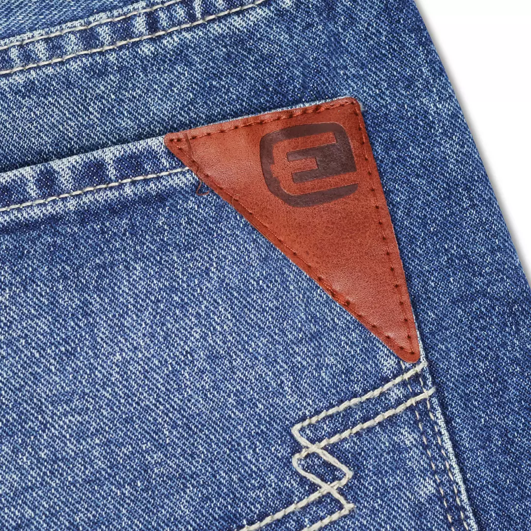 EMBA DENIM - Travis Celana Panjang Denim Pria Regular Fit Non-Stretch  Medium Stone
