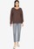 niko and ... brown V-Neck Knit Pullover E147FAA2EE0B00GS_4