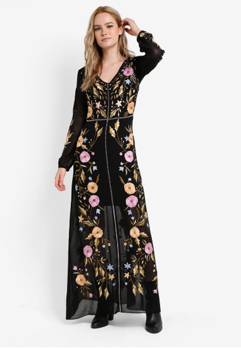 Embellished Maxi Dress - Miss Selfridge | marketing | Pinterest ...