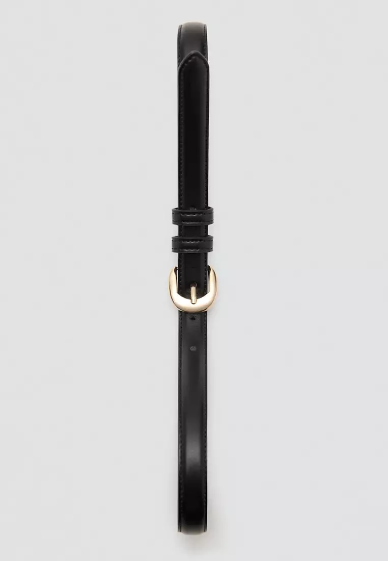 Buckle Skinny Belt