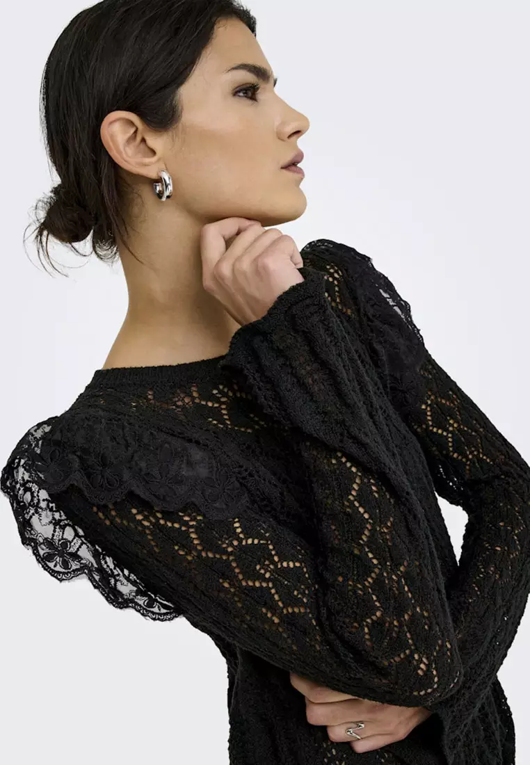 Ashley 蕾絲針織衛衣