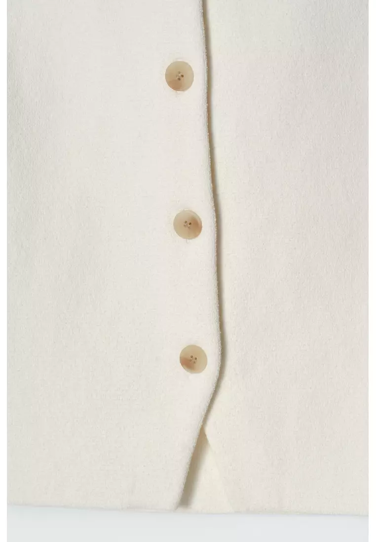 KNITTED COTTON WAISTCOAT