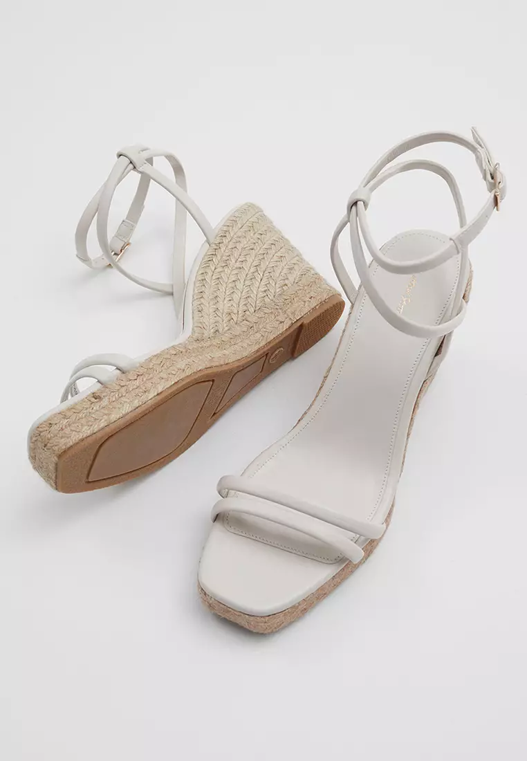 Quarter strap espadrille sandals hot sale
