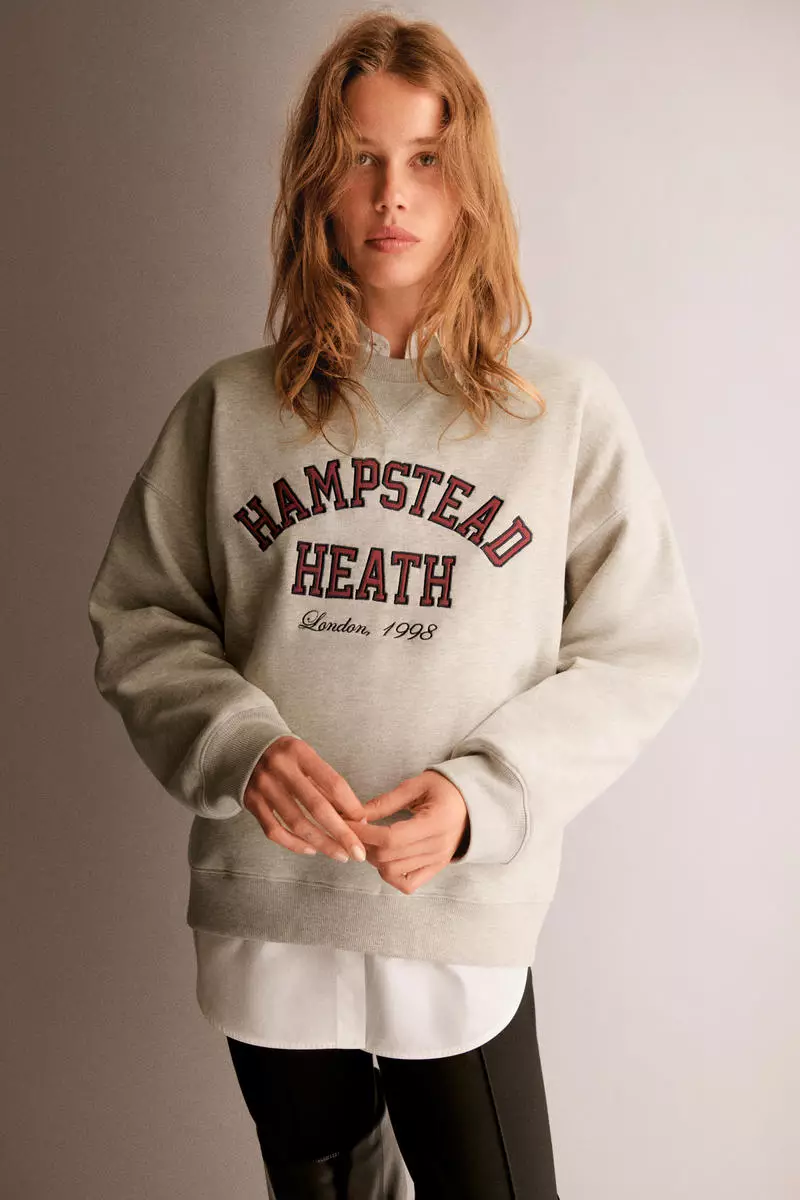 Text-motif sweatshirt