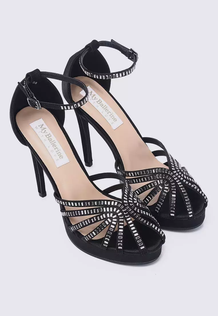 Dulce Comfy Heels In Black