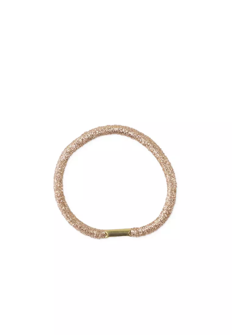 Girls Hair Ties Set With Embro Patch And Acrylic Fruit