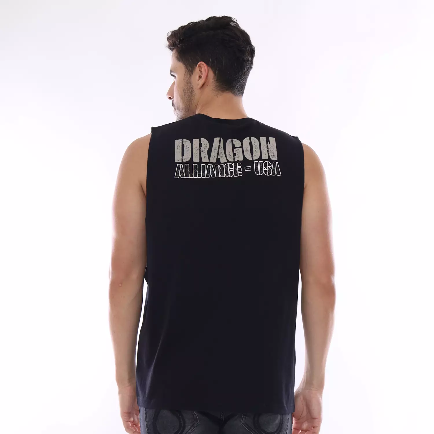 Dragon Kaos Singlet Pria Shouty Planet Surf
