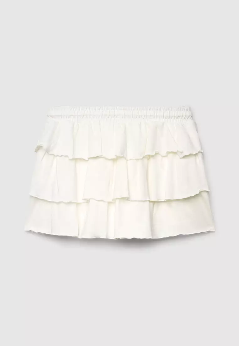 Women's Three-Tier Mini Skirt