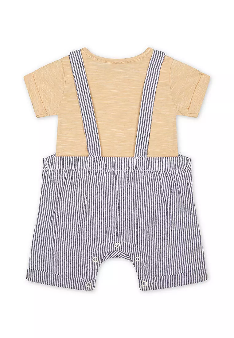 Mothercare Jungle Bibshorts and Bodysuit Set