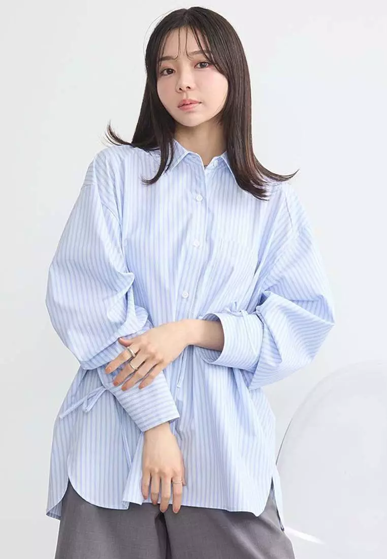 Earth Music  & Ecology - Riko Back Drawstring Shirt