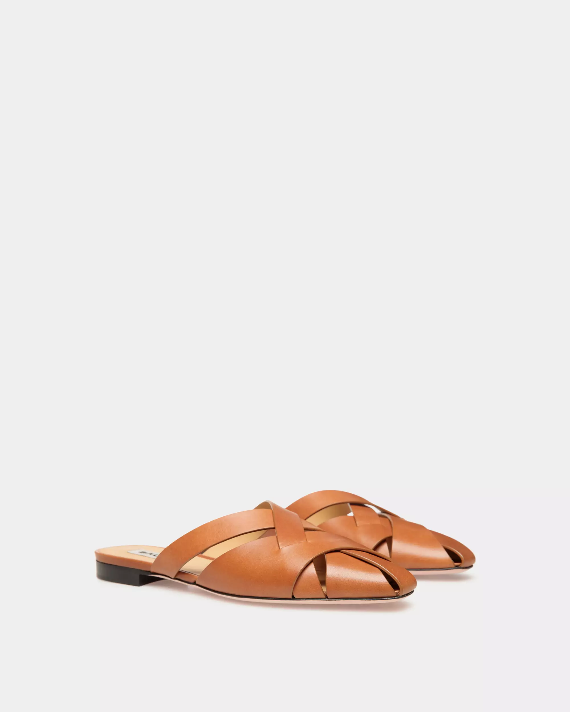 Bally Sarsi Leather Sandal - Brown