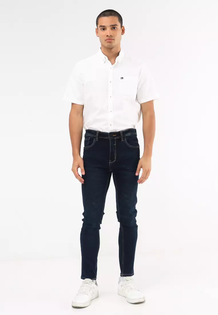 Denim Long Skinny Fit Stretch Jeans