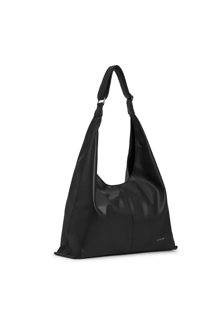 Downtown Hobo Sustainable Vegan Leather Shoulder Bag with Card Holder