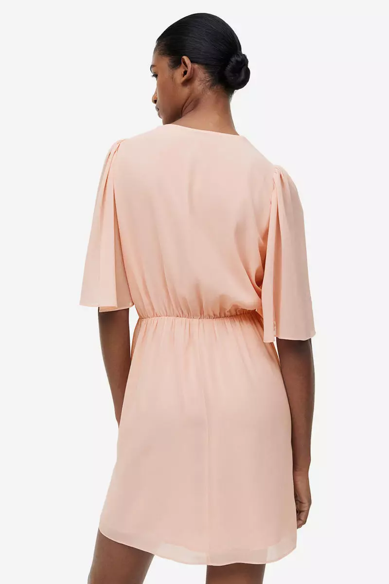 Buy H M Butterfly sleeved dress 2024 Online ZALORA Singapore