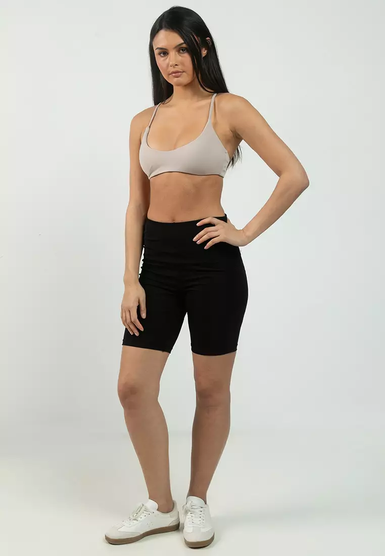 Ultra Soft Minimal Strappy Crop Bra