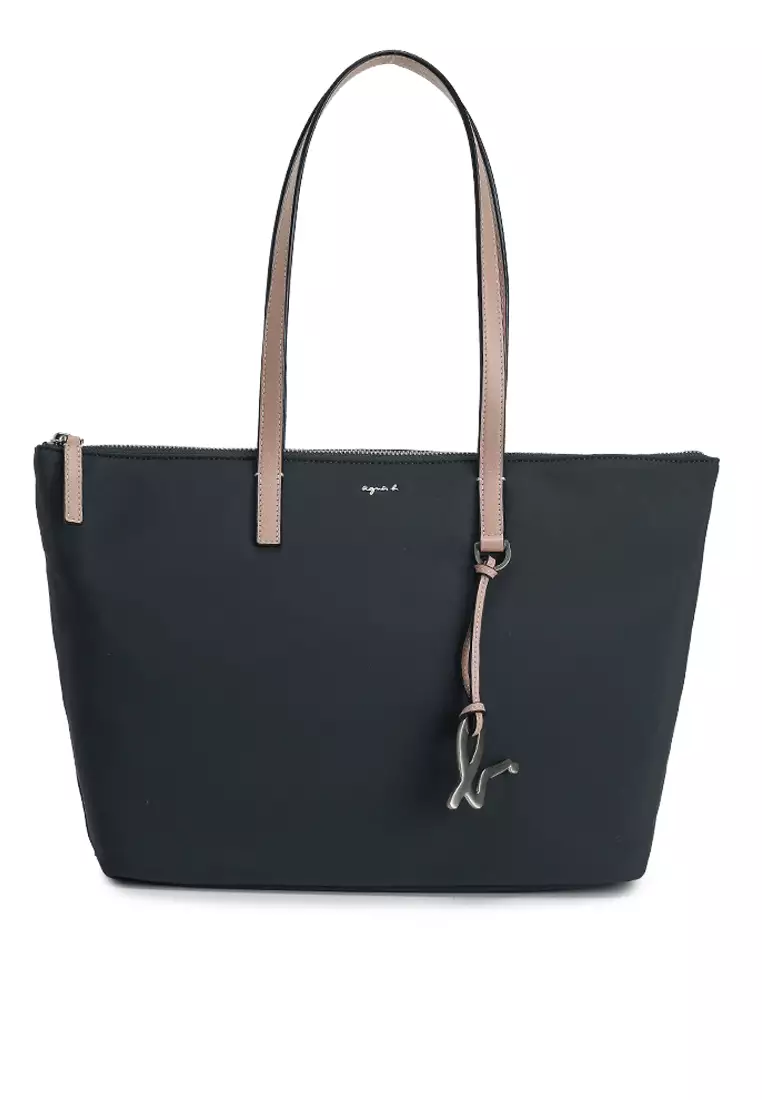 B. Logo Nylon Tote Bag