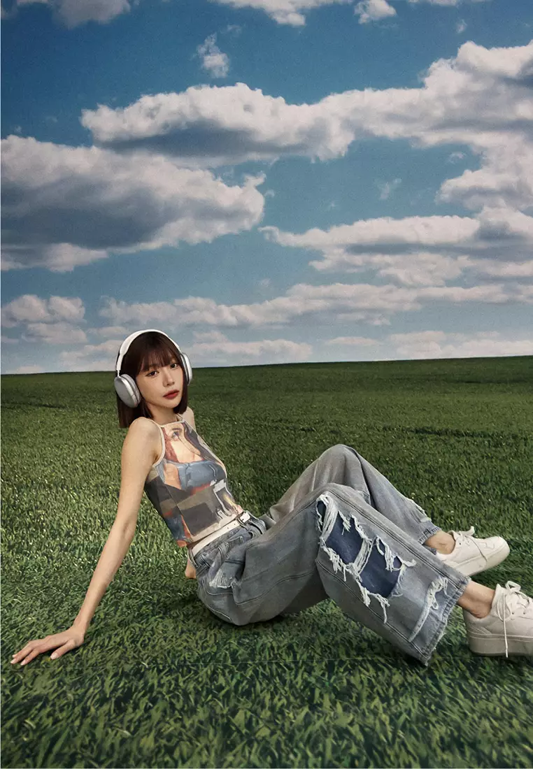 American-Style Poster Print Tank Top