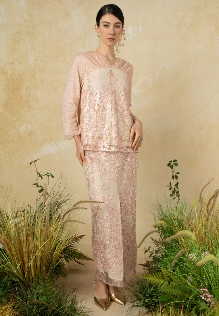 Rembulan Kurung Kedah Lace Set