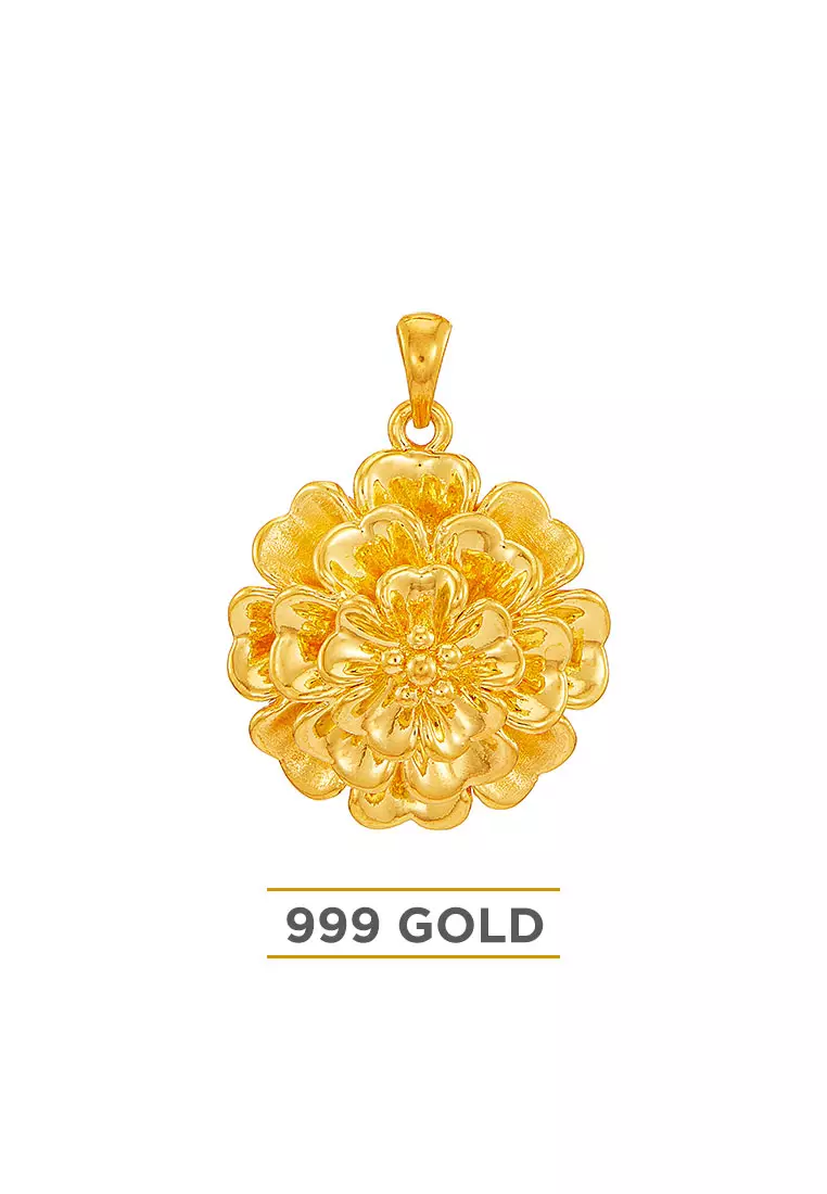 999 gold pendant on sale