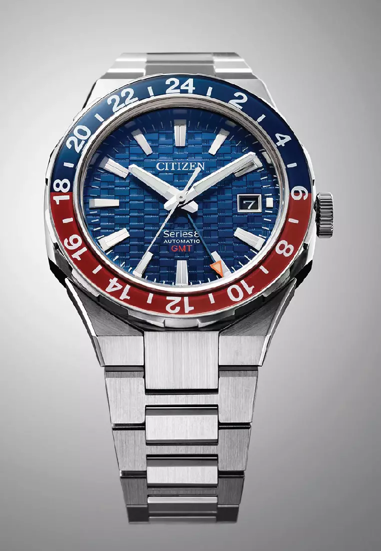 Citizen Series 8 800 Mechanical GMT Navy Dial Watch NB6030-59L