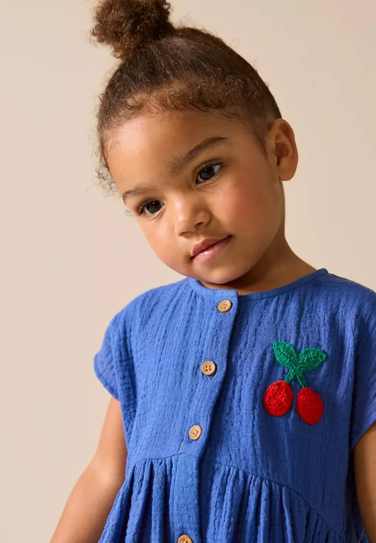 Textured Short Sleeve Dress Standard