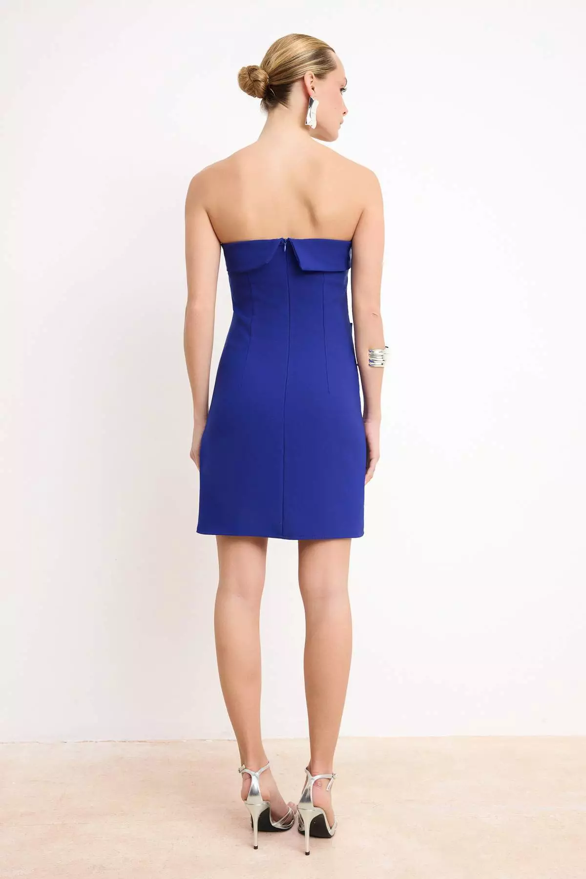 Saks Strapless Bodycon Short / Mini Dress Tprss26El11