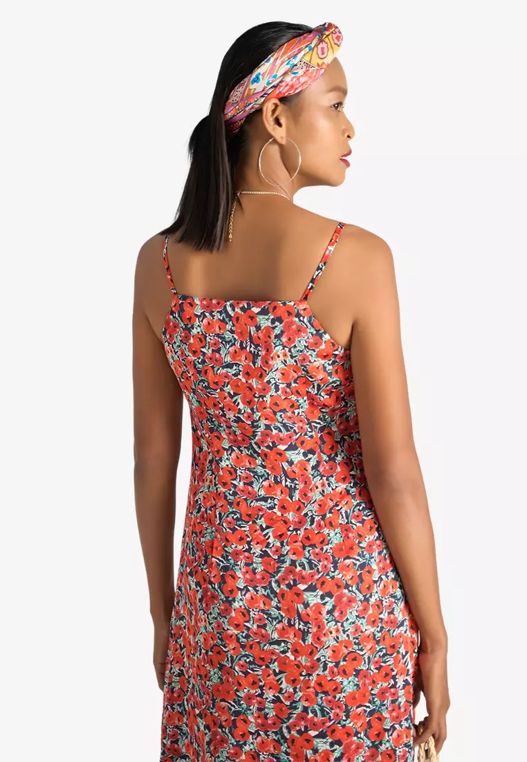 New Linen New Horizon Maxi Silk Dress