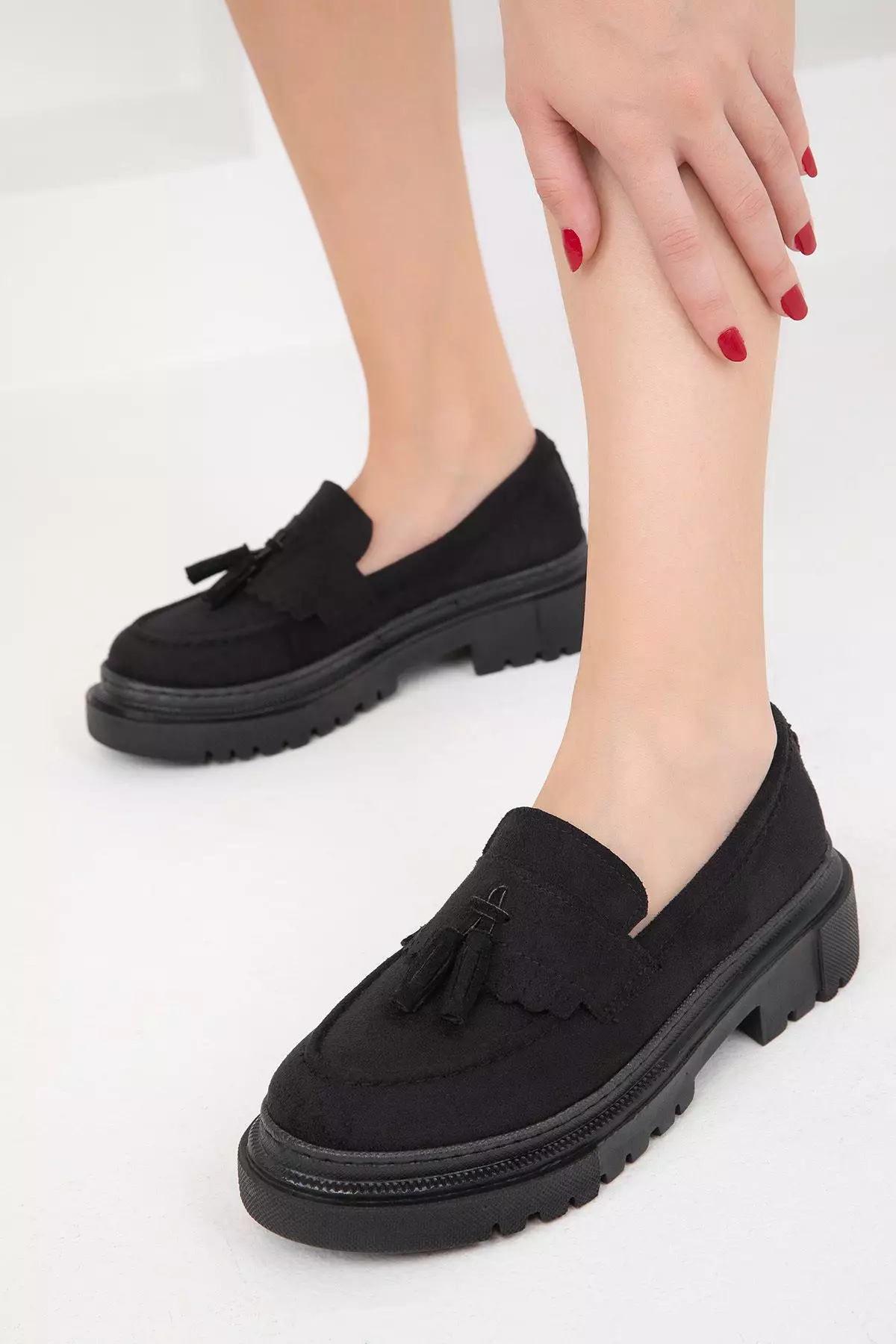 Discount on Soho  shoes - SKU: Round Toe Tassel Loafers