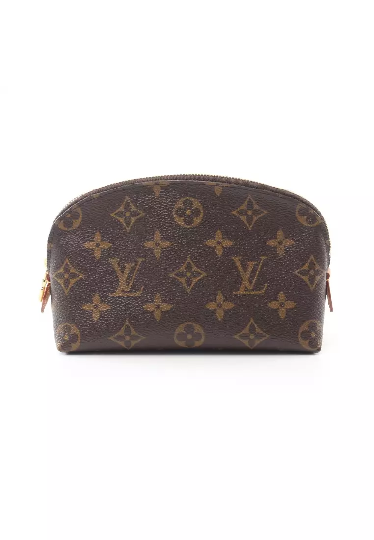 Buy Louis Vuitton Pre-loved LOUIS VUITTON pochette cosmetics monogram cosmetic  pouch PVC leather Brown Online