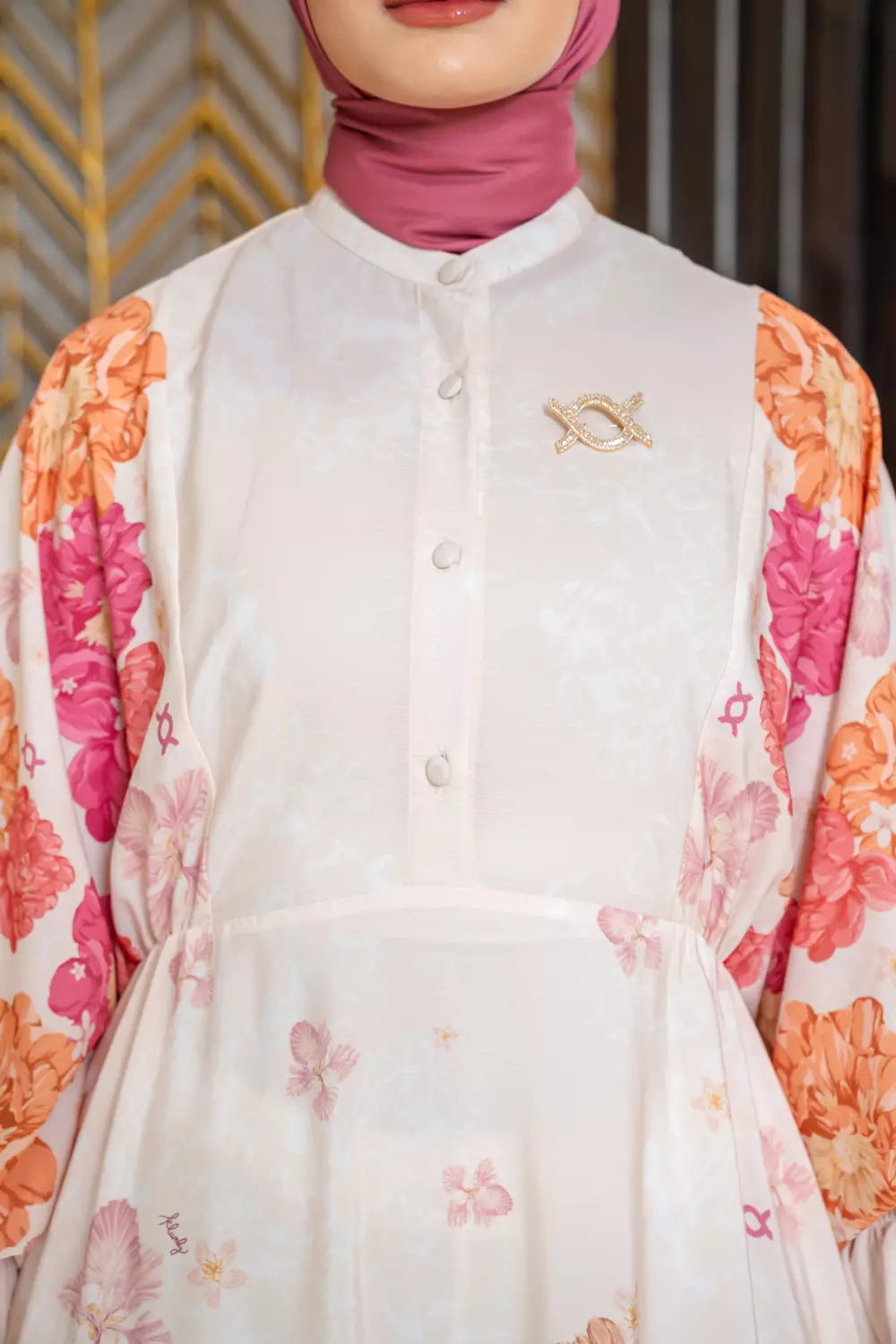 Klamby - Kalliste Dress Mango Punch