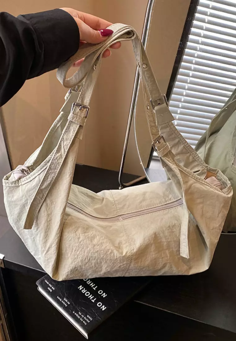 Soft Lightweight Tote Bag Adjustable Strap Commute Crossbody Bag CA26042826BE