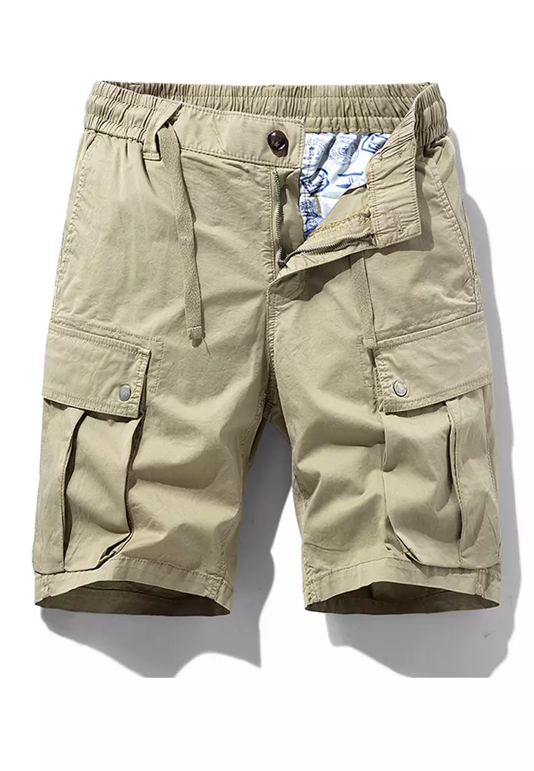 Multi Pockets Cotton Casual Shorts GJL079