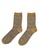 6IXTY8IGHT brown Christine, Two-Tone Cotton Regular Socks AC03143 1A827AA62B8708GS_1