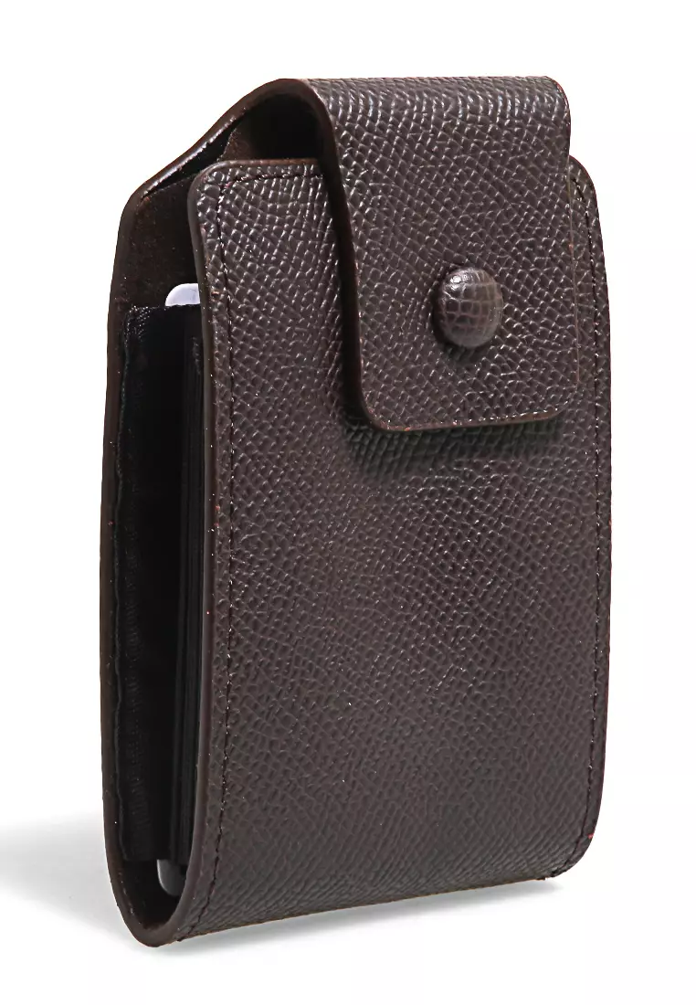 Dompet Kartu Pria Card Wallet Many Slot Simple Design Material Leather ORIGINAL