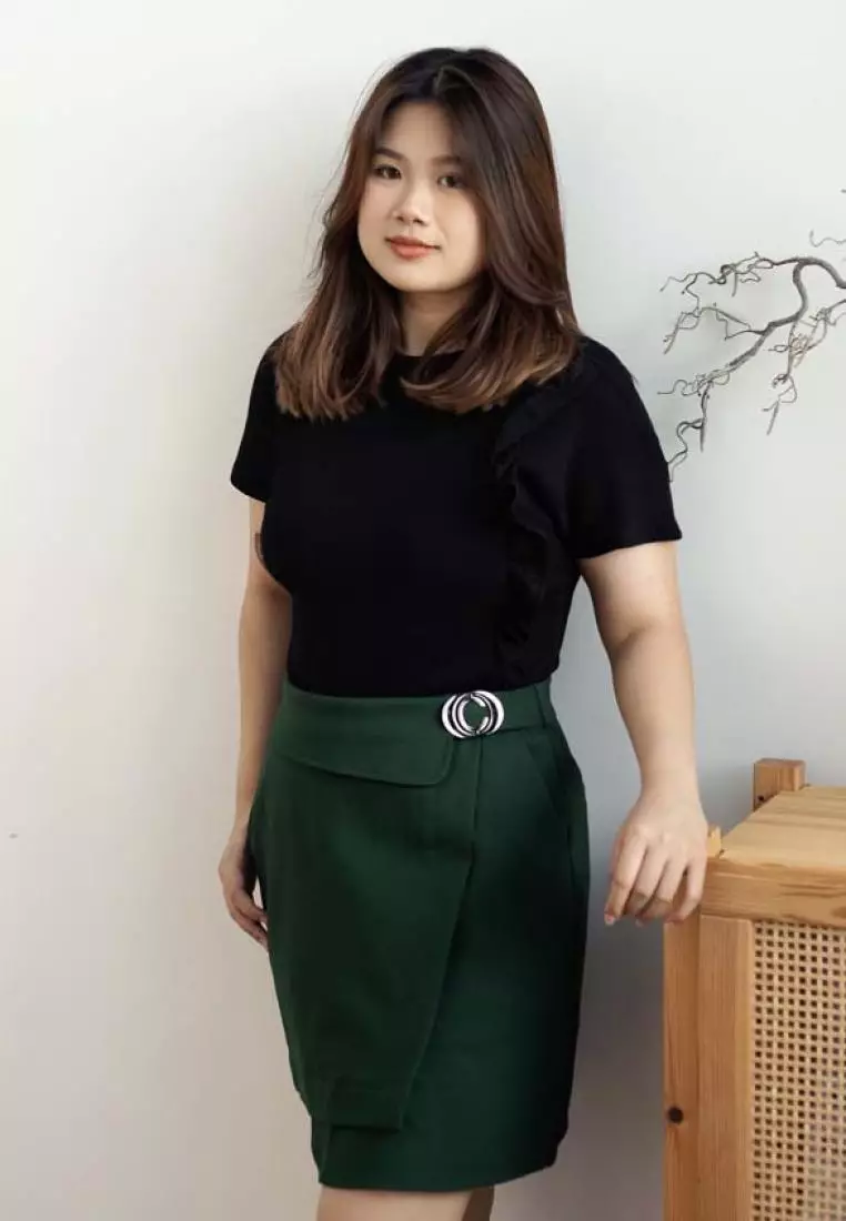 Green skirt outfit jojo clearance