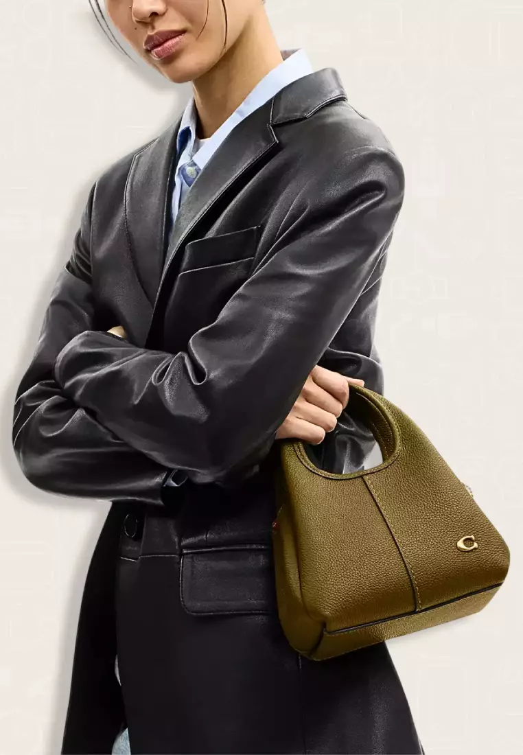 Coach Lana Shoulder Bag 19 Muted Olive