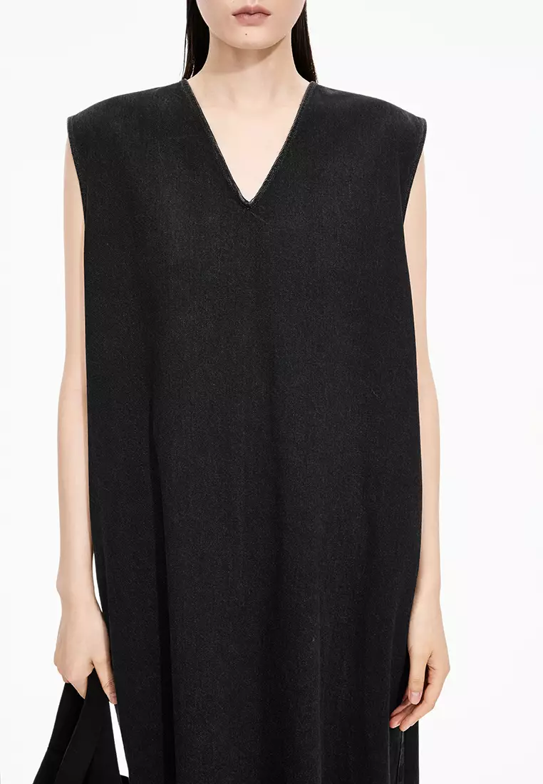 Colored Cow A-line Sleeveless Dress