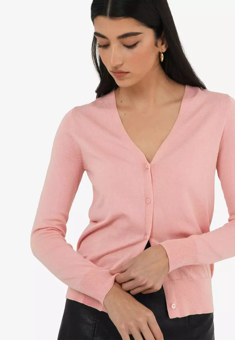 Nicolette V-Neck Knit Cardigan