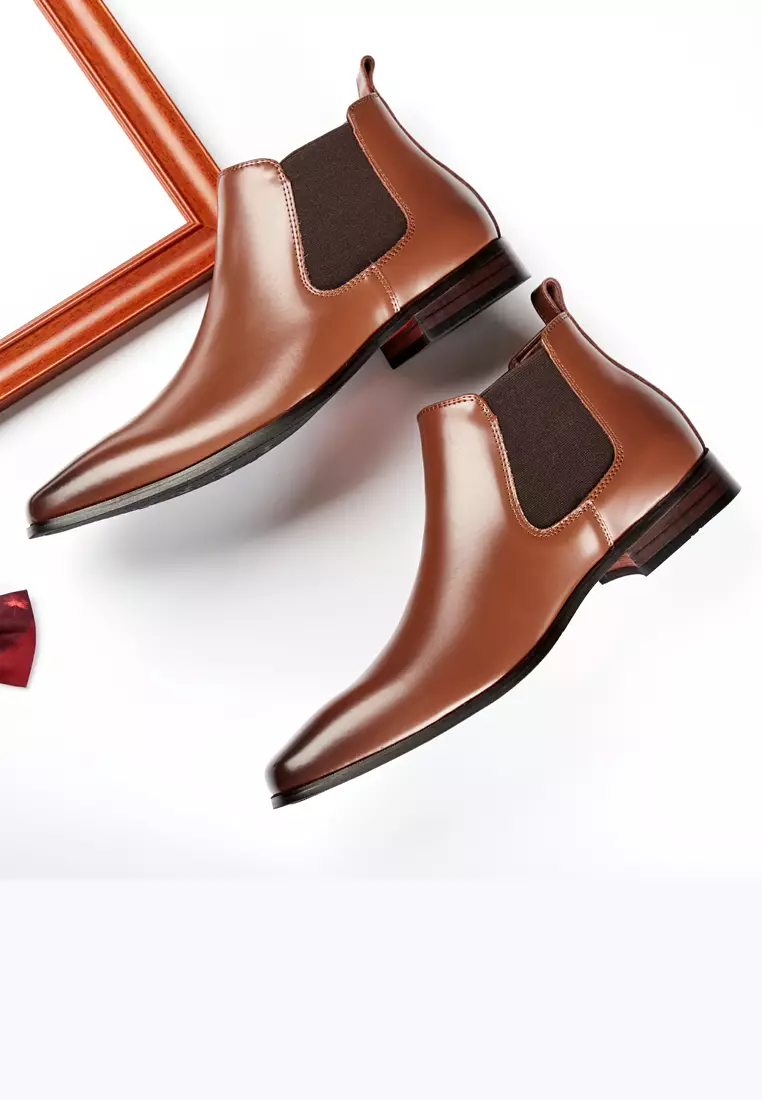 Gin Leather Chelsea Boot KB712