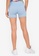 ZALORA ACTIVE blue Rib Bicycle Shorts 2371BAAA66511BGS_2