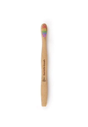 The Humble red and yellow and green and blue and purple Humble Brush Kids Rainbow Toothbrush [THC107] 29DA2BE0415DFFGS_1