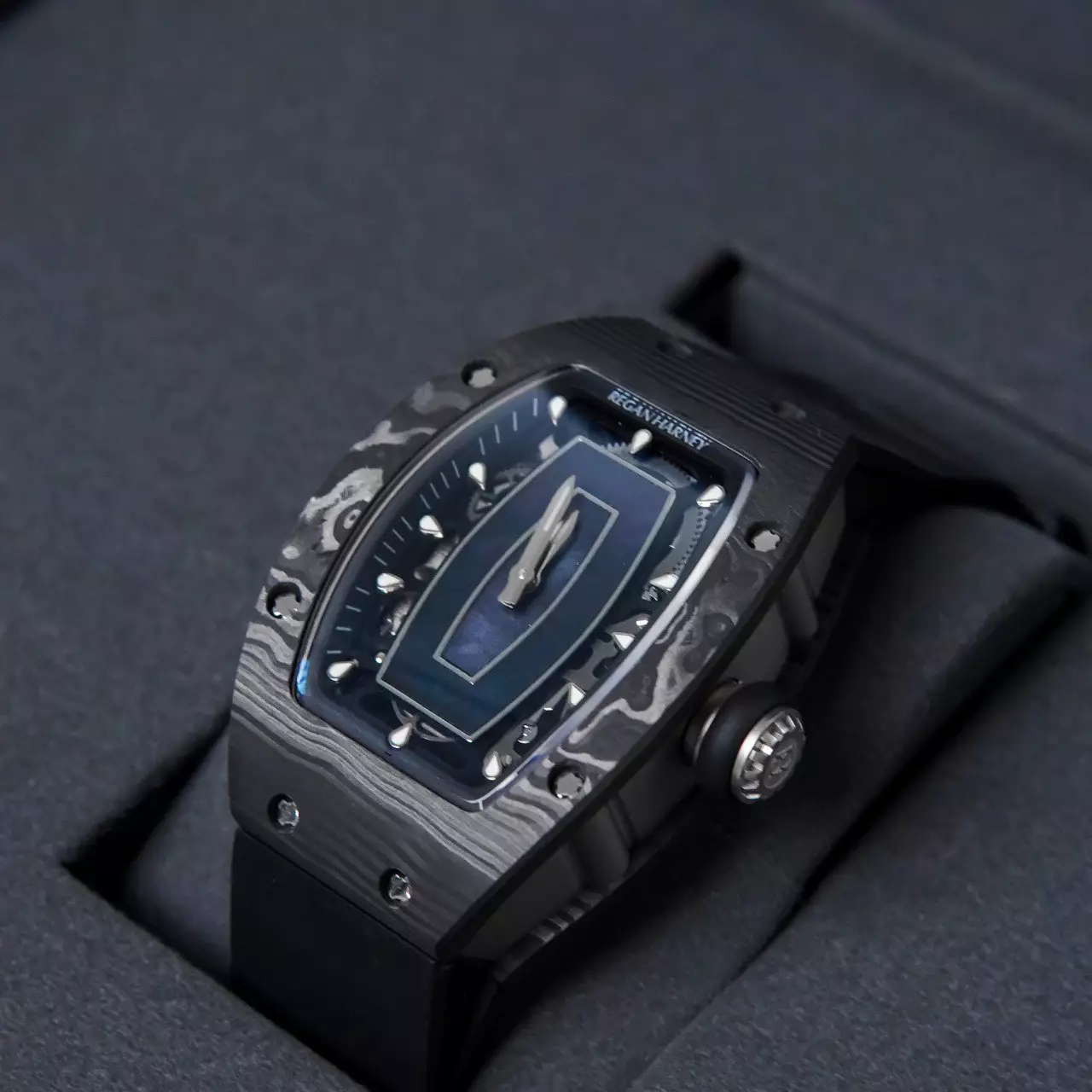 Jam Tangan REGAN HARNEY RH 33-11 NEBULA CERAMIC WATCH 100% ORIGINAL - OS