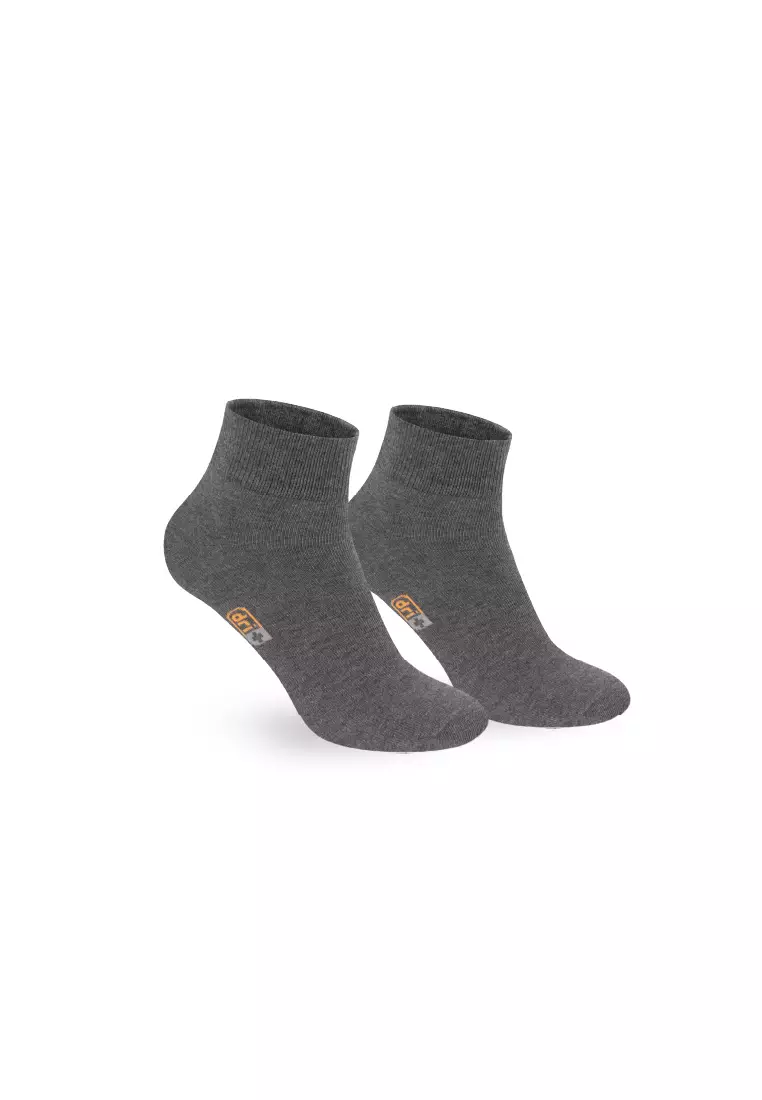 Dri Plus Men's Cotton Lite Thin Casual Ankle Socks 3 pairs in a pack DMCG13