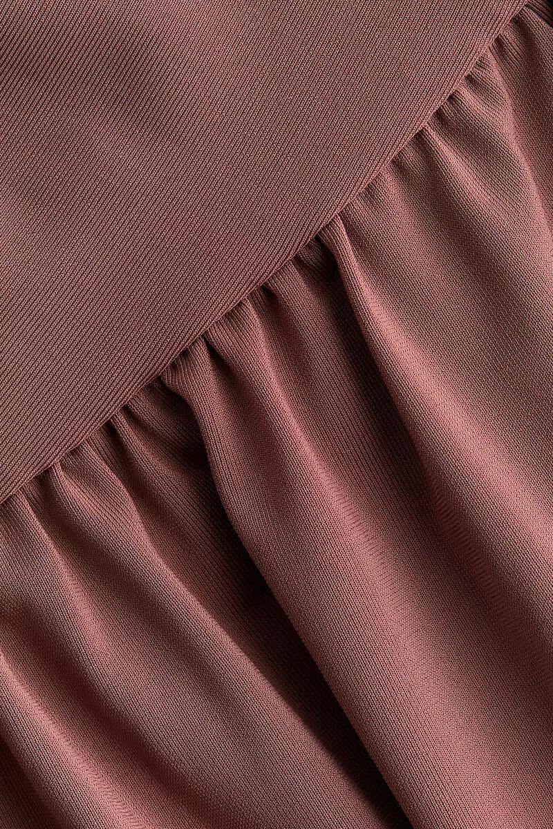 Draped jersey dress
