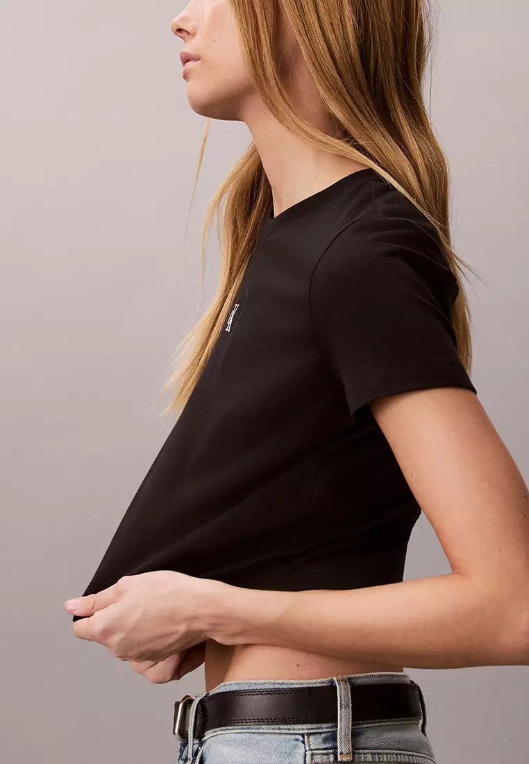 Logo Cropped Tee - Calvin Klein Jeans