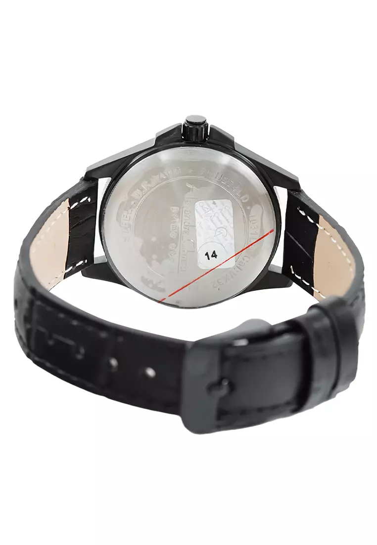 Alexandre Christie - Jam Tangan Wanita - Black - Leather Strap - 1031 LDLIPBA