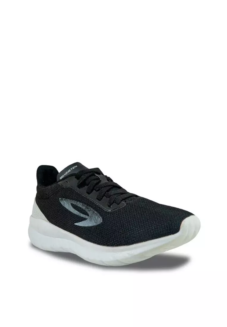 910 Nineten Yasha Sepatu Lari- Hitam Putih